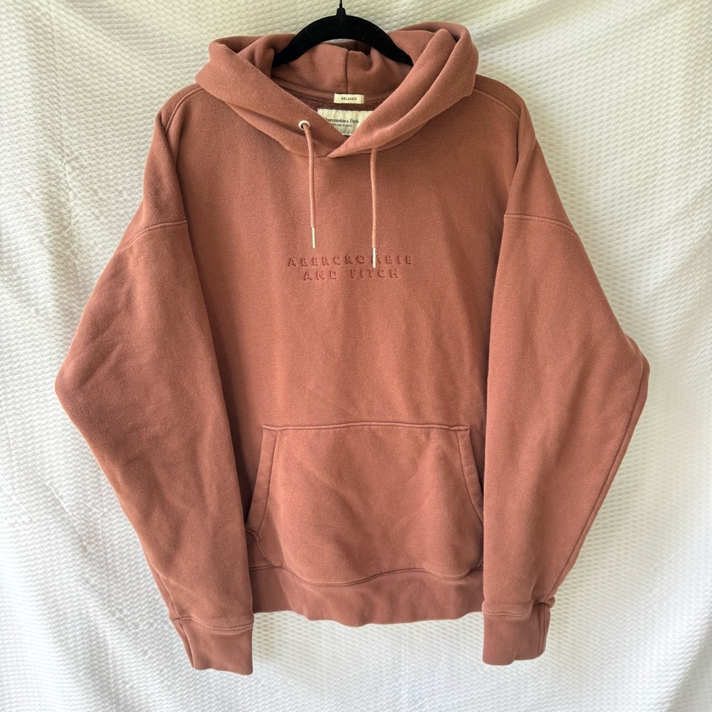 Abercrombie & Fitch Brown Hoodie Sweatshirt
